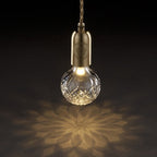 Clear Crystal Bulb & Pendant