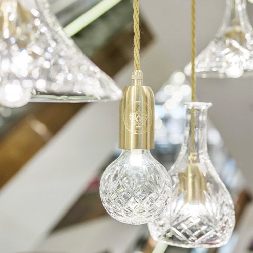 Clear Crystal Bulb & Pendant