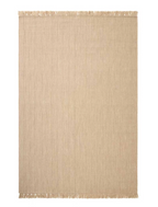 Villamatto kudottu Nanda vaalea beige