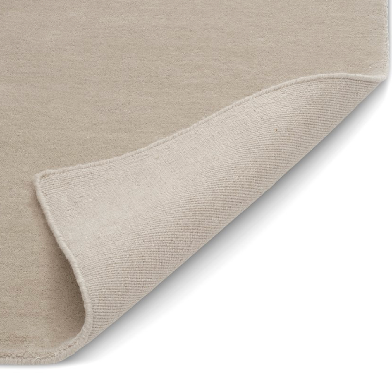 Villamatto, sileä, beige