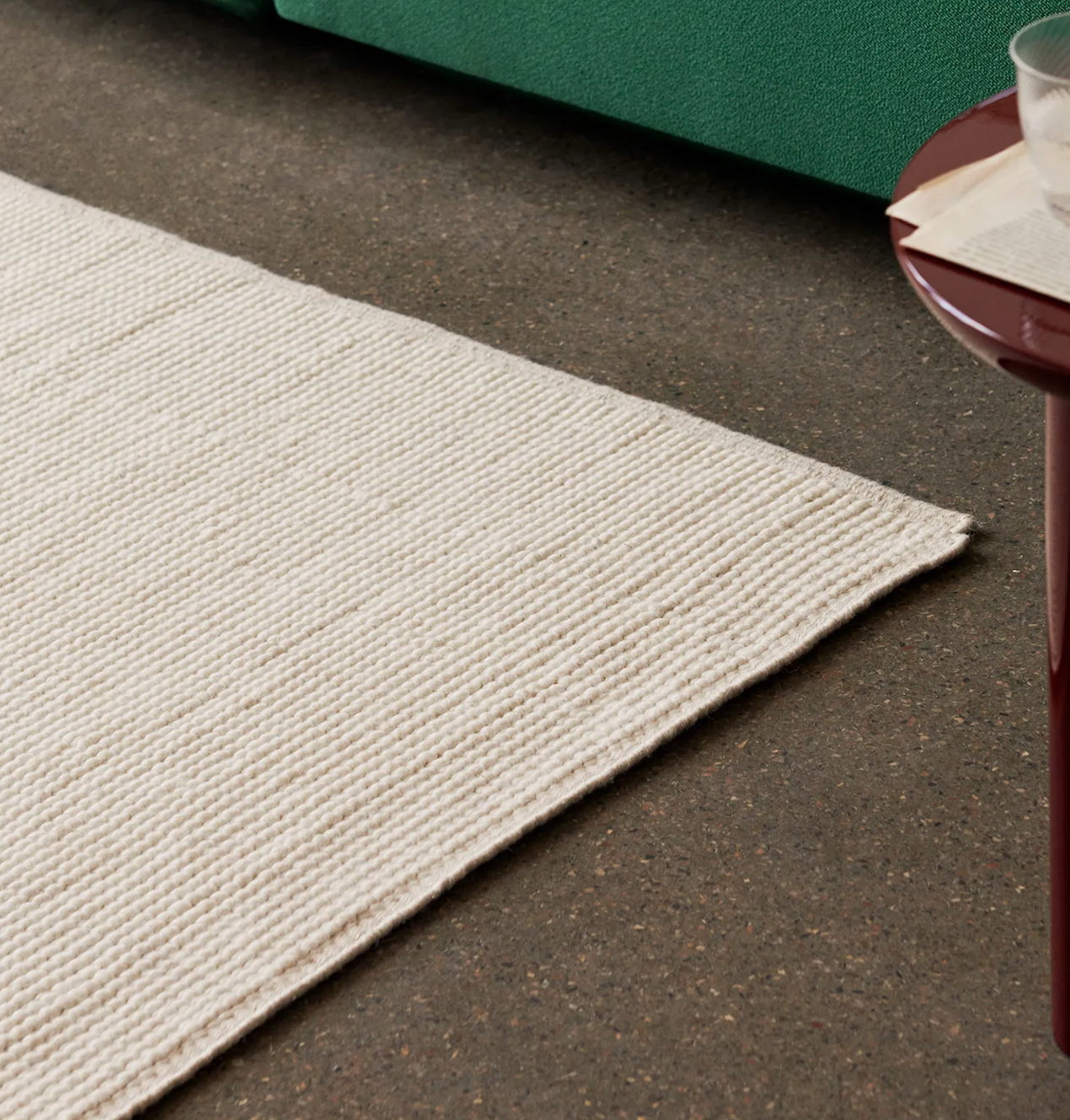 Villa/polyester matto  Milk