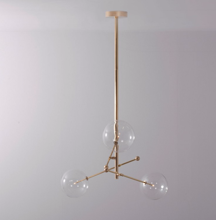 3-Arm Chandelier