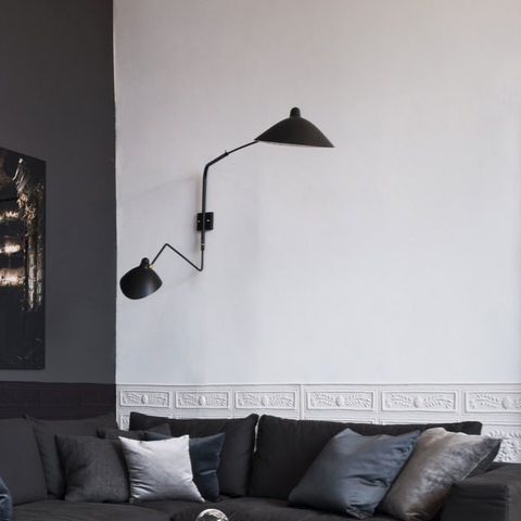 Applique 2 Bras Pivotants Dont 1 Courbe