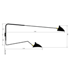 Applique 2 Bras Pivotants Dont 1 Courbe