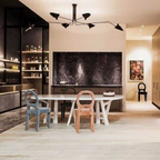 Plafonnier 6 Bras Pivotants