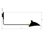 Applique 1 Bras Droit Pivotant