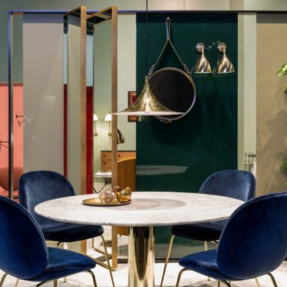 2.0 Dining Table Brass