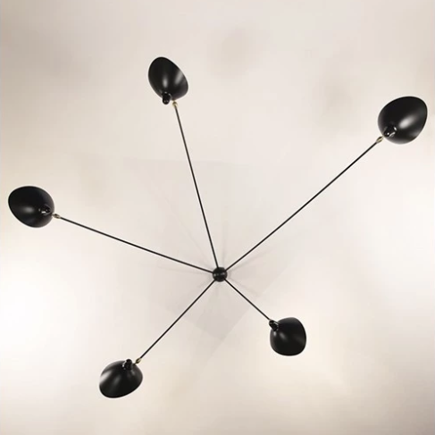 Applique Araignée 5 bras fixes