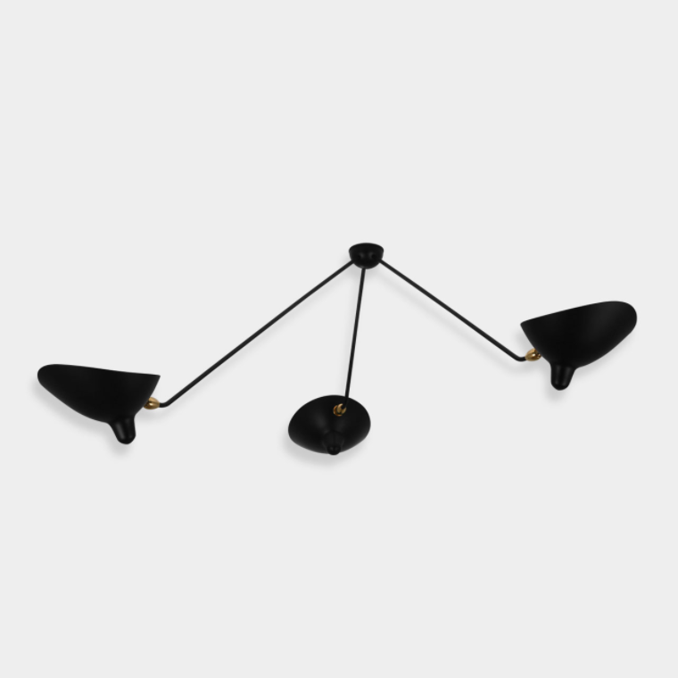 Applique Araignée 3 bras fixes