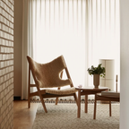 Knitting Lounge Chair, Sheepskin