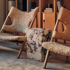 Knitting Lounge Chair, Sheepskin