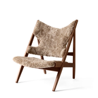 Knitting Lounge Chair, Sheepskin