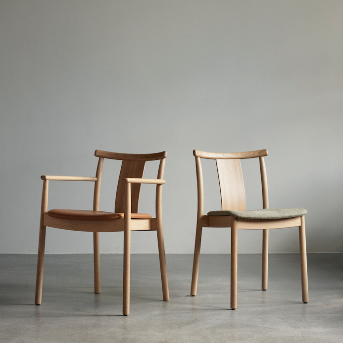 Merkur Dining Chair W / Armrests