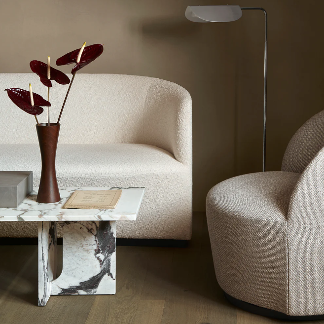 Androgyne Lounge Table stone/marble